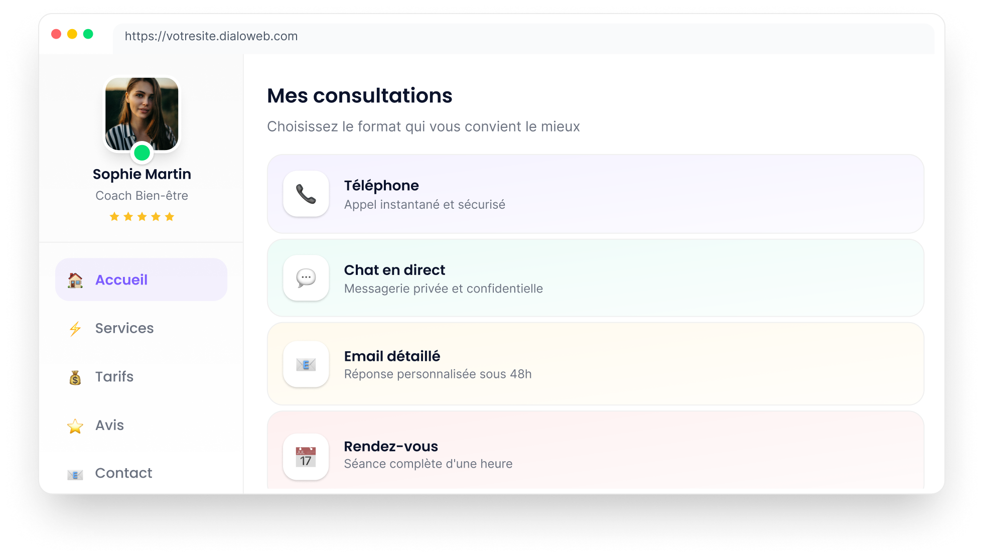 SidebarMockup